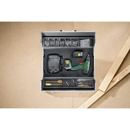 Bosch Akku-Bohrschrauber PSR 1820 Li-2 Inkl. 2 Akkus Und 151-tlg. Zubehör – Bild 10