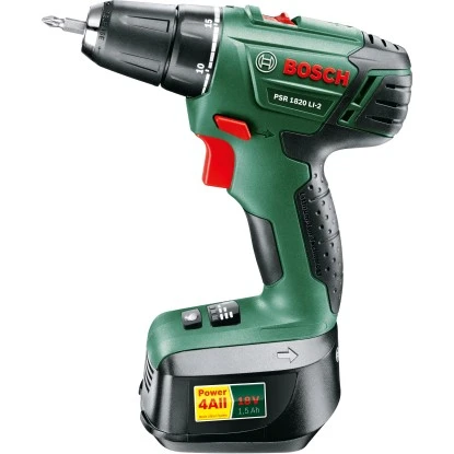 Bosch Akku-Bohrschrauber PSR 1820 Li-2 Inkl. 2 Akkus Und 151-tlg. Zubehör – Bild 3