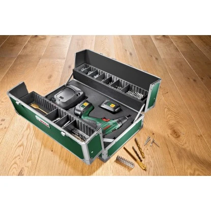 Bosch Akku-Bohrschrauber PSR 1820 Li-2 Inkl. 2 Akkus Und 151-tlg. Zubehör – Bild 9