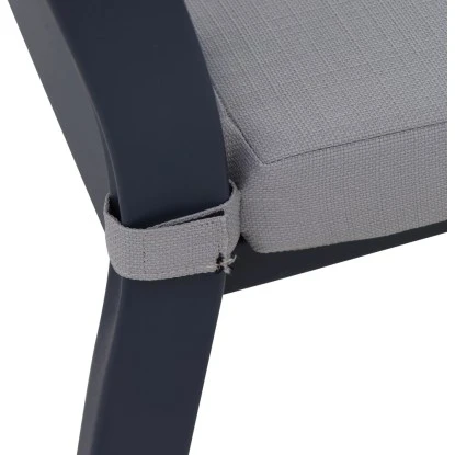 Gardamo 2er Bank Peros Inkl. Kissen Anthrazit – Bild 11