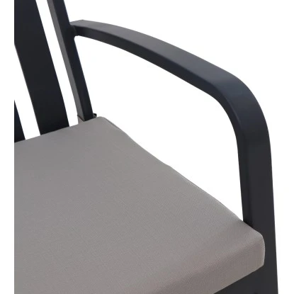 Gardamo 2er Bank Peros Inkl. Kissen Anthrazit – Bild 7