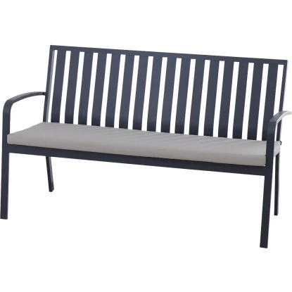 Gardamo 2er Bank Peros Inkl. Kissen Anthrazit – Bild 2