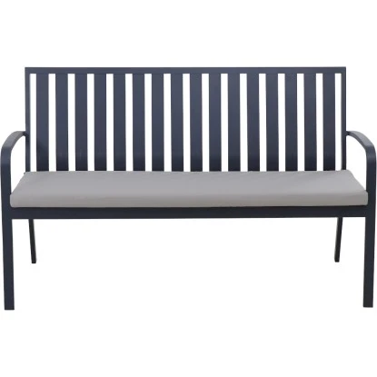 Gardamo 2er Bank Peros Inkl. Kissen Anthrazit – Bild 3