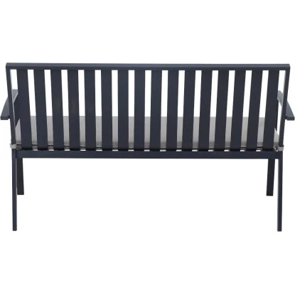 Gardamo 2er Bank Peros Inkl. Kissen Anthrazit – Bild 4