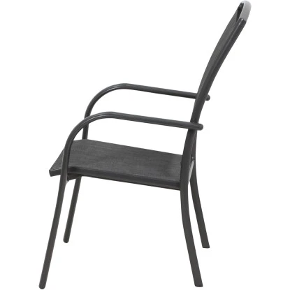 Siena Garden Livorno Stapelsessel Anthrazit 75x62,5x99 Cm – Bild 3