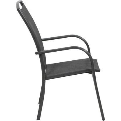Siena Garden Livorno Stapelsessel Anthrazit 75x62,5x99 Cm – Bild 5