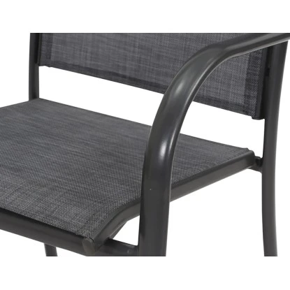Siena Garden Livorno Stapelsessel Anthrazit 75x62,5x99 Cm – Bild 7