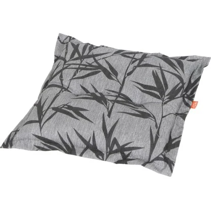 Siena Garden Xora Auflage Hocker-Sitzkissen Bambus Grau Ca. 47x47x8 Cm