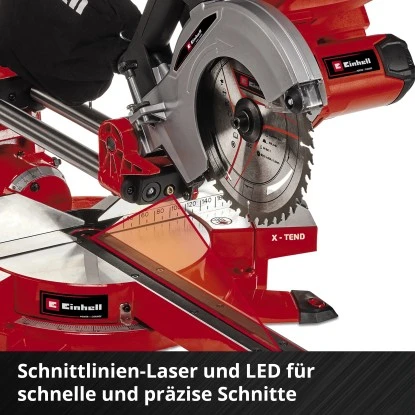 Einhell Power X-Change Akku-Zug-Kapp-GehrungssĂ€ge TE-SM 36/210 Li Solo â Bild 9