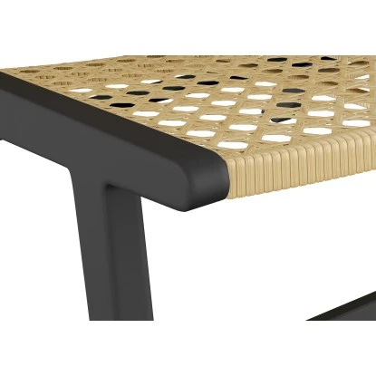 Balkonset Caddoa 3-teilig Schwarz-Natur â Bild 6