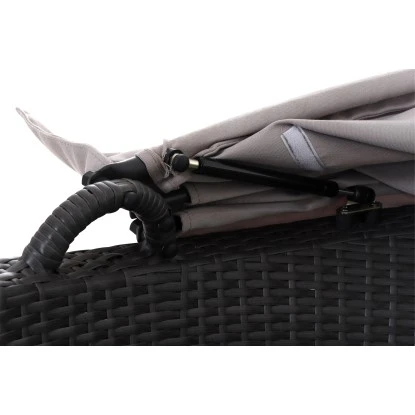 Siena Garden Sofabett Hawaii 115 X 154 X 158 Cm Titan 2-tlg. Inkl. Anstellsofa – Bild 3