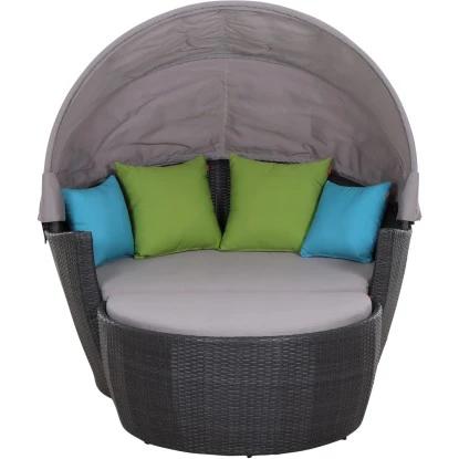 Siena Garden Sofabett Hawaii 115 X 154 X 158 Cm Titan 2-tlg. Inkl. Anstellsofa – Bild 5