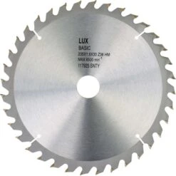 LUX HM-Kreissägeblatt Holz Ø 235 Mm 36 Zähne