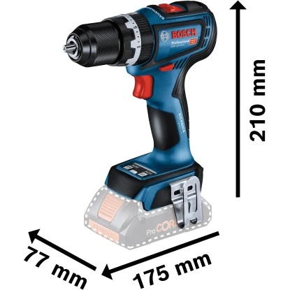 Bosch Professional 18 V Akku-Schlagbohrschrauber GSB 18V-90 C Solo â Bild 2