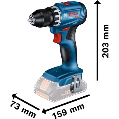 Bosch Professional 18 V Akku-Bohrschrauber GSR 18V-45 Solo â Bild 2