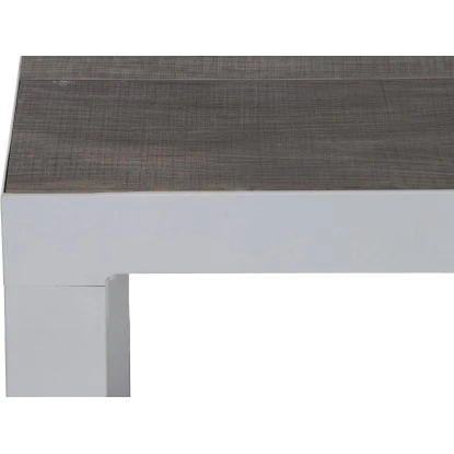 Siena Garden Dining-Tisch Silva Alu 100 Cm X 100 Cm Weiß-Grau Matt/Washed Grey – Bild 6