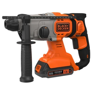 Black & Decker Black+Decker 18 V Akku-Kombihammer BCD900E2K Inkl. 2,5 Ah Akkus Mit Koffer â Bild 3