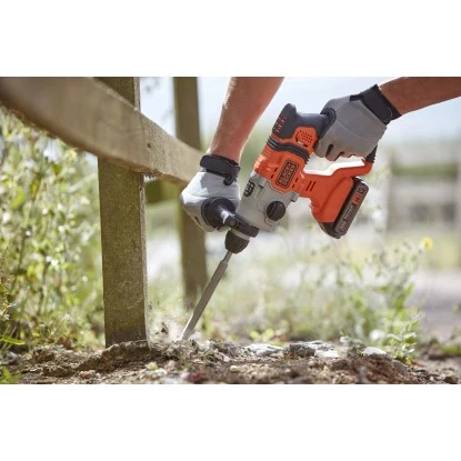 Black & Decker Black+Decker 18 V Akku-Kombihammer BCD900E2K Inkl. 2,5 Ah Akkus Mit Koffer â Bild 8