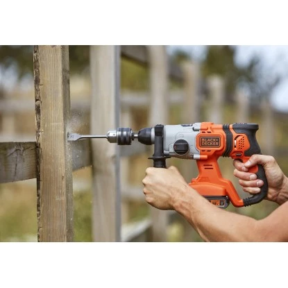 Black & Decker Black+Decker 18 V Akku-Kombihammer BCD900E2K Inkl. 2,5 Ah Akkus Mit Koffer â Bild 9