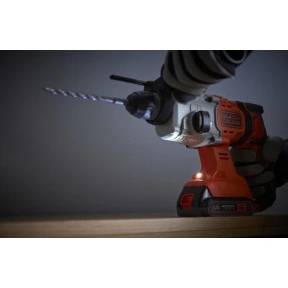Black & Decker Black+Decker 18 V Akku-Kombihammer BCD900E2K Inkl. 2,5 Ah Akkus Mit Koffer â Bild 10