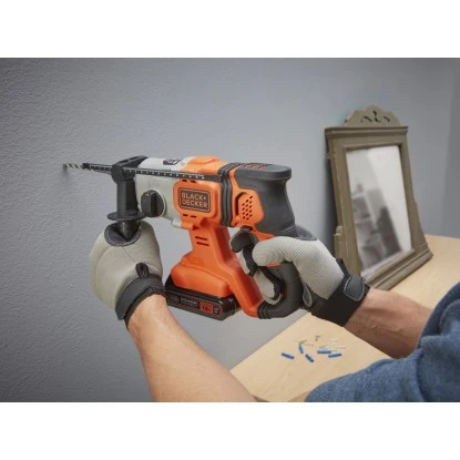 Black & Decker Black+Decker 18 V Akku-Kombihammer BCD900E2K Inkl. 2,5 Ah Akkus Mit Koffer â Bild 11