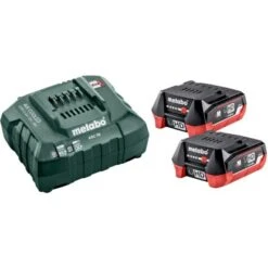 Metabo Basic-Set 12 V Mit 2 Akkus LiHD 4,0 Ah