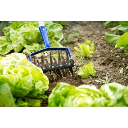 LUX Rollkultivator Classic 9 Doppelklingen Mit Schraubsystem – Bild 2