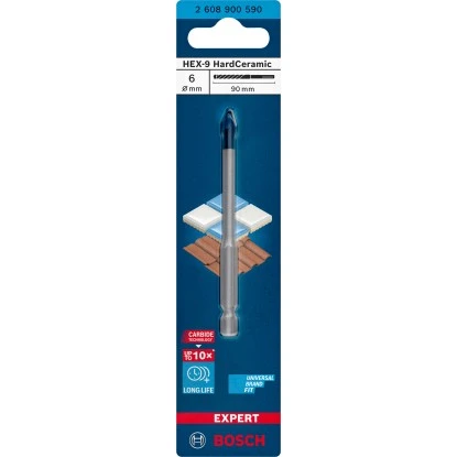 Bosch Bohrer Expert HEX-9 HardCeramic Ă 6 Mm X 90 Mm